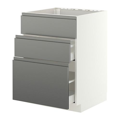 METOD/MAXIMERA base cab f sink+3 fronts/2 drawers