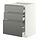 METOD/MAXIMERA, base cab f hob/3 fronts/3 drawers