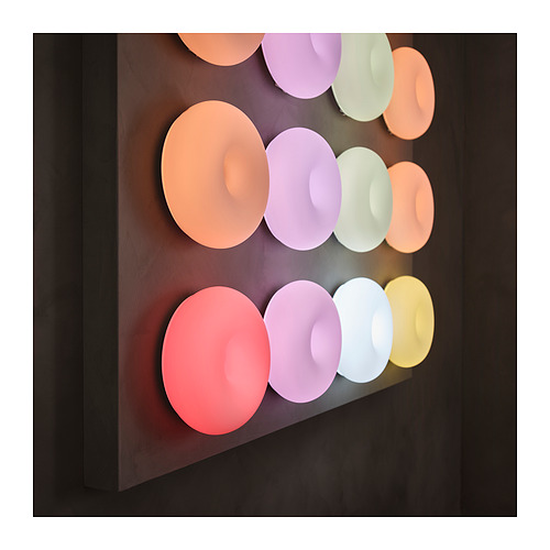 VARMBLIXT, LED table/wall lamp