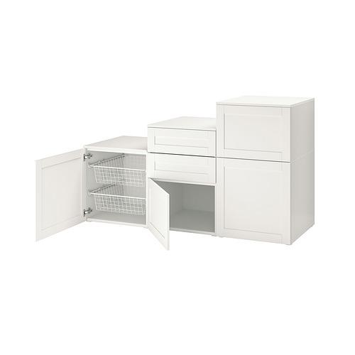 PLATSA cabinet with doors and drawers