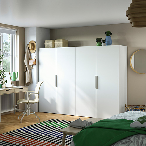 PLATSA, wardrobe with 4 doors