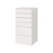 SMÅSTAD/PLATSA chest of 6 drawers