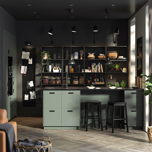 NICKEBO, 2-p door f corner base cabinet set