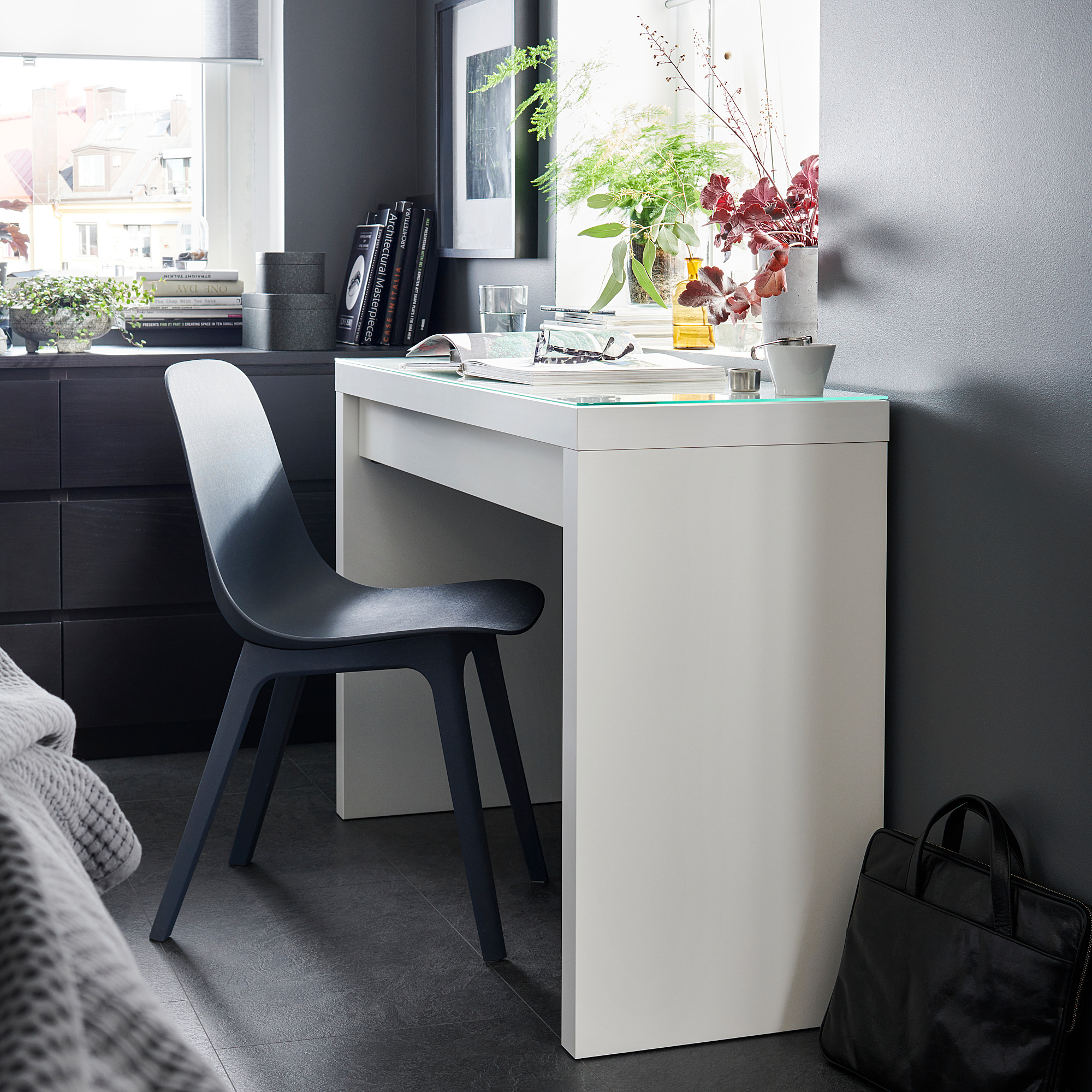 SYVDE dressing table, white, 391/2x19