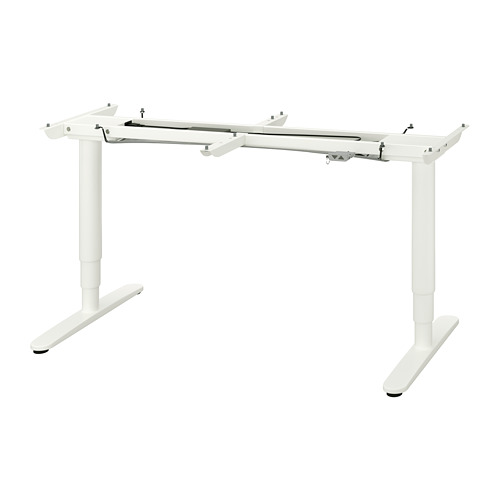 BEKANT, underframe sit/stand f table tp, el