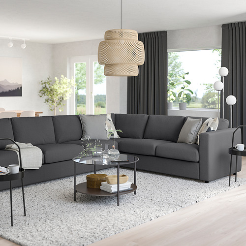 VIMLE, corner sofa, 5-seat