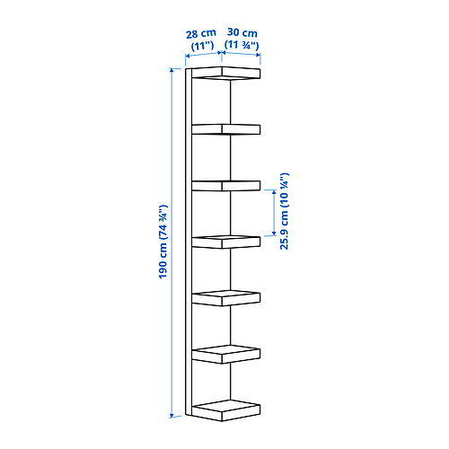 LACK wall shelf unit