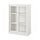 TONSTAD, cabinet with sliding glass doors