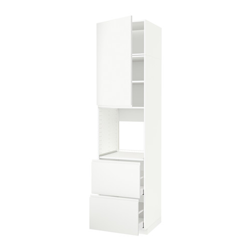 METOD/MAXIMERA high cabinet f oven+door/2 drawers