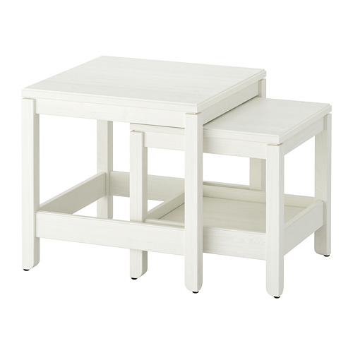HAVSTA, nest of tables, set of 2
