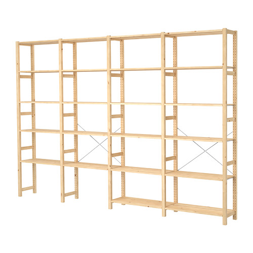 IVAR, 4 sections/shelves