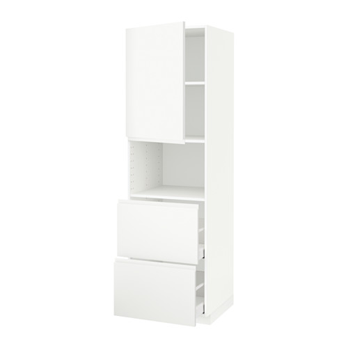 METOD/MAXIMERA hi cab f micro w door/2 drawers