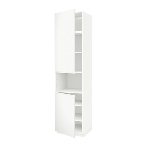 METOD high cab f micro w 2 doors/shelves