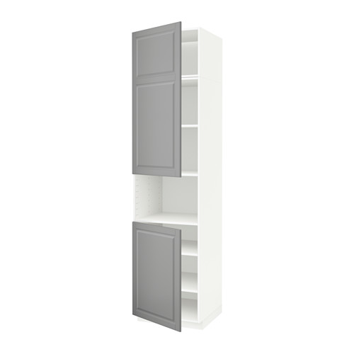METOD high cab f micro w 2 doors/shelves