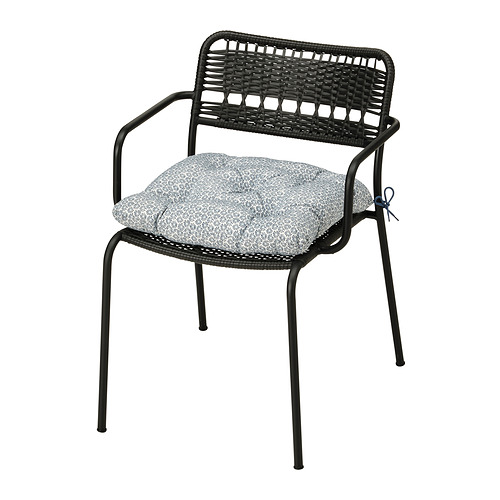 LÄCKÖ, chair with armrests, outdoor