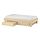 GLAMBERGET, bed frame with storage and mattress