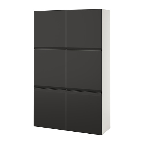 BESTÅ, hirsla með hurðum