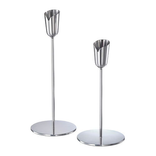 PRAKTAND, candlestick, set of 2