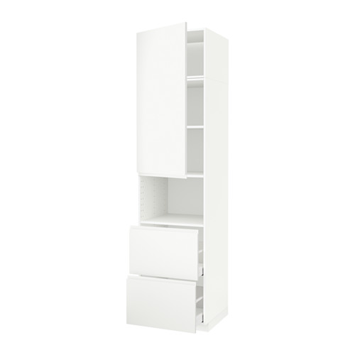 METOD/MAXIMERA hi cab f micro w door/2 drawers