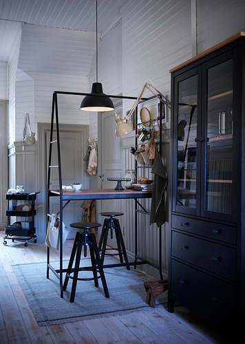 HÅVERUD/DALFRED, table and 2 stools