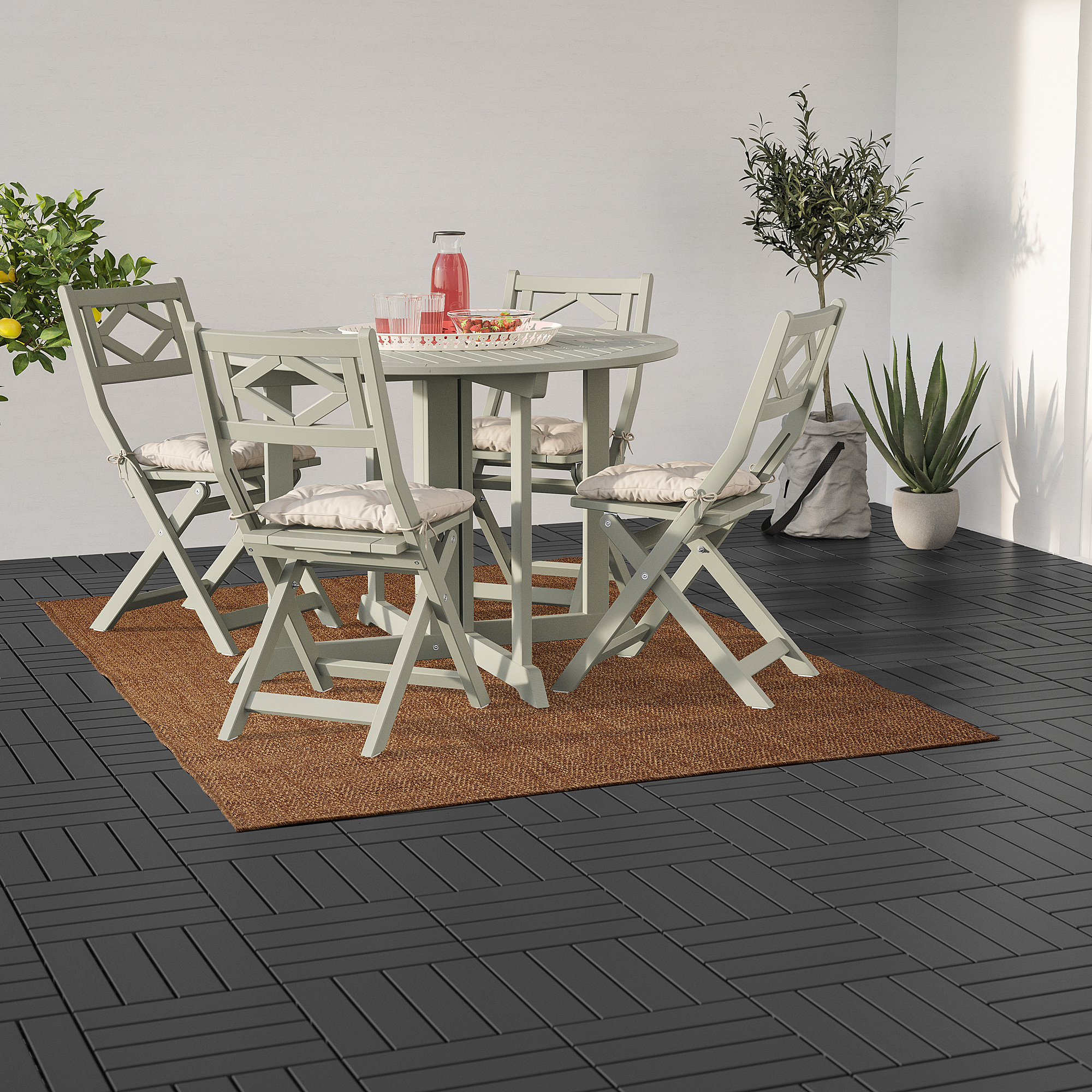 LYDERSHOLM rug flatwoven, in/outdoor