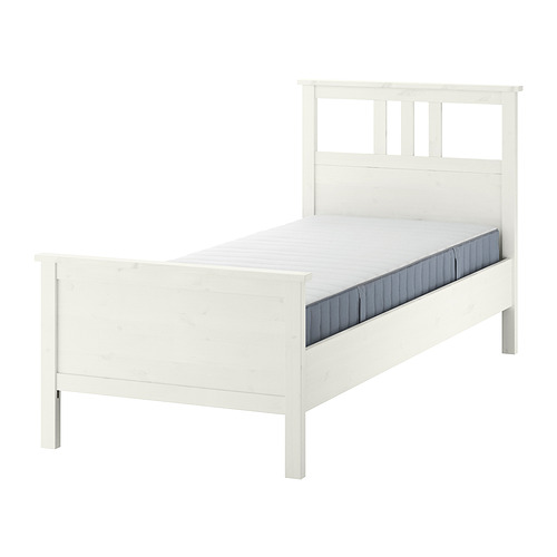 HEMNES, bed frame with mattress