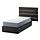 NORDLI, bed frame with storage and mattress