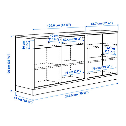 TONSTAD storage combination