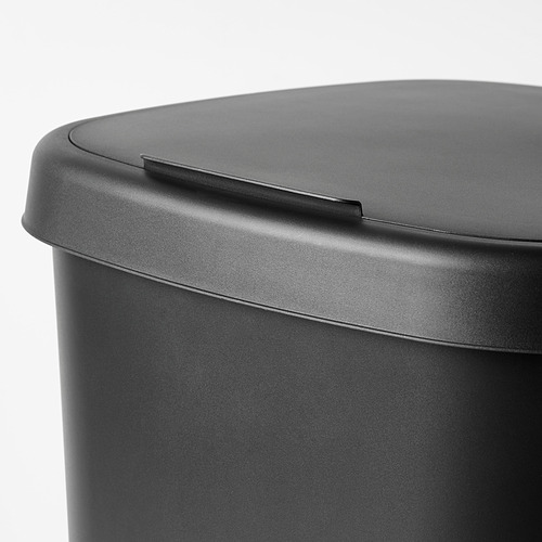 LÖVKVAST, bin with lid