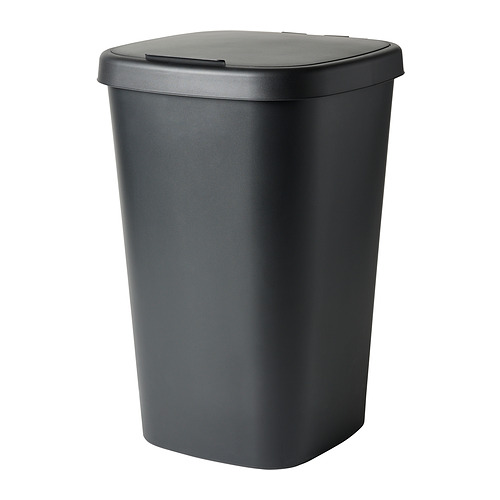 LÖVKVAST bin with lid