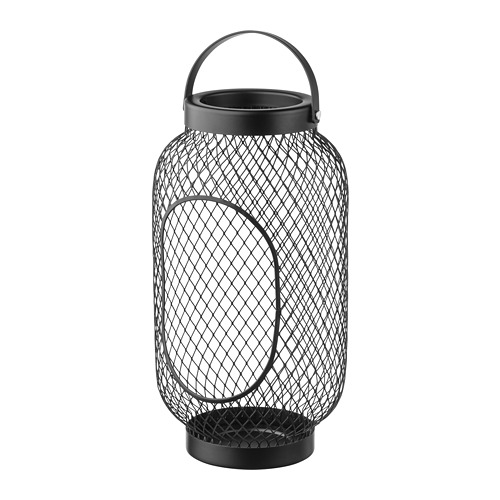 TOPPIG, lantern for block candle
