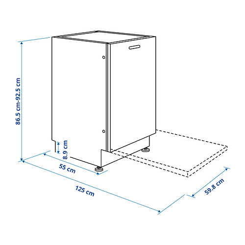 KALLBODA integrated dishwasher