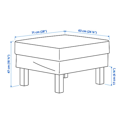 SALTSJÖBADEN footstool