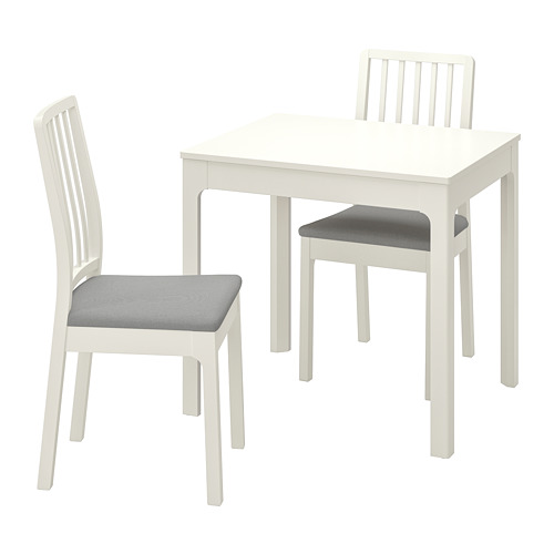 EKEDALEN/EKEDALEN, table and 2 chairs