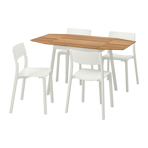 IKEA PS 2012/JANINGE, borð og fjórir stólar