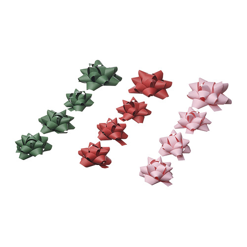 VINTERFINT, gift bow, set of 12