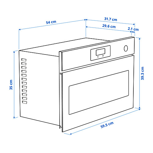 STENABY built-in microwave