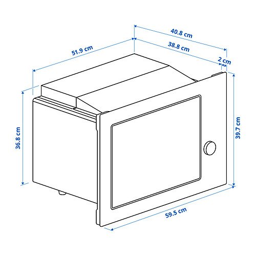SPJUTBO built-in microwave