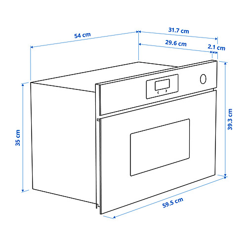 SPJUTBO built-in microwave