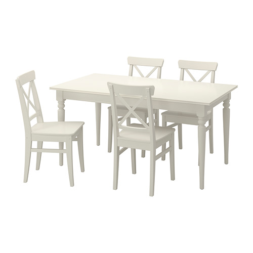 INGATORP/INGOLF, table and 4 chairs