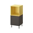 Dark grey-pale yellow