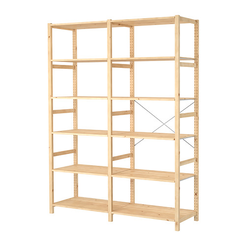 IVAR, 2 sections/shelves