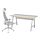 UTESPELARE/MATCHSPEL, gaming desk and chair