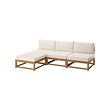 NÄMMARÖ 3-seat modular sofa w chaise longue