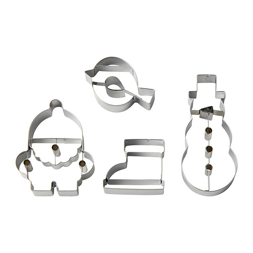 VINTERFINT, pastry cutter, set of 4