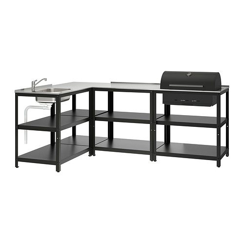 GRILLSKÄR, útieldhús, vaskur/kolagrill