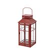 VINTERFINT lantern for pillar candle, in/out
