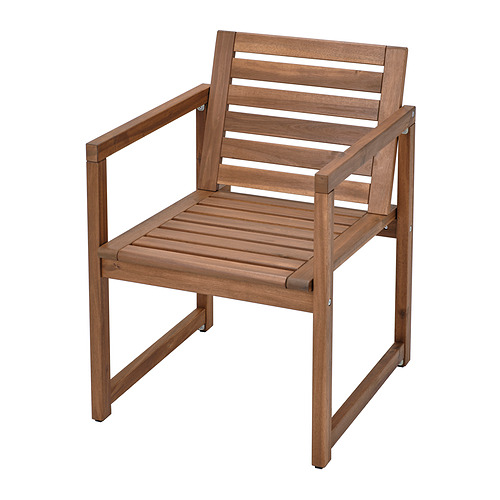 NÄMMARÖ, chair with armrests, outdoor