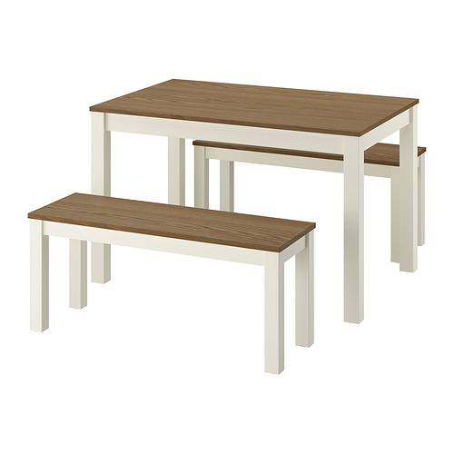 ÅLHULT/ÅLHULT, borð og tveir bekkir