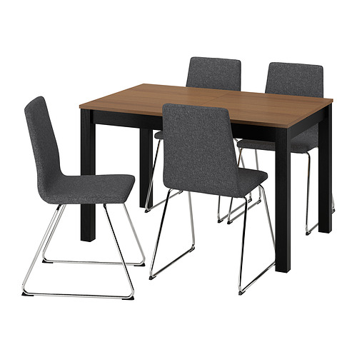 ÅLHULT/LILLÅNÄS, table and 4 chairs